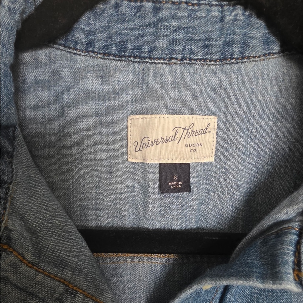 Universal Thread Blue Denim Romper